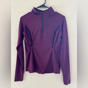 Burgundy Exercise Quarter Zip